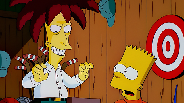 Cena do episódio “O Dia da Vingança” de Os Simpsons