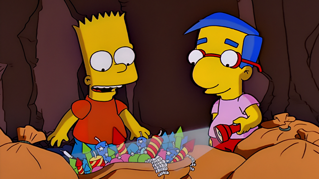 Cena do episódio “Trilogia do Erro” de Os Simpsons