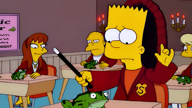 Cena do episódio “A Casa da Árvore dos Horrores 12” de Os Simpsons