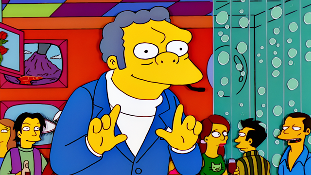 Cena do episódio “Homer, o Moe” de Os Simpsons