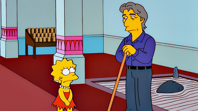 Cena do episódio “Lisa de Pouca Fé” de Os Simpsons