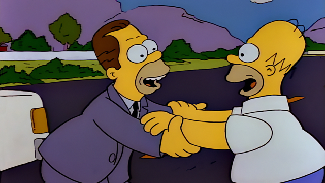 Cena do episódio “Ó Irmão, Onde Estarás?” de Os Simpsons