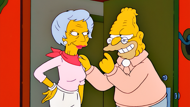 Cena do episódio “O Velho e a Chave” de Os Simpsons