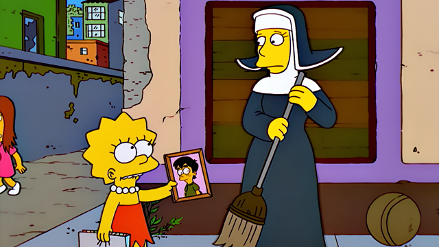 Cena do episódio “Culpe a Lisa” de Os Simpsons
