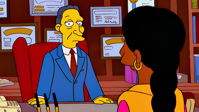 Cena do episódio “O Doce Apu” de Os Simpsons
