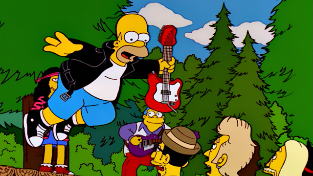 Cena do episódio “Como Passei Minhas Férias de Verão” de Os Simpsons