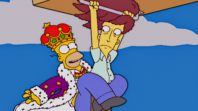 Cena do episódio “O Grande Detetive” de Os Simpsons