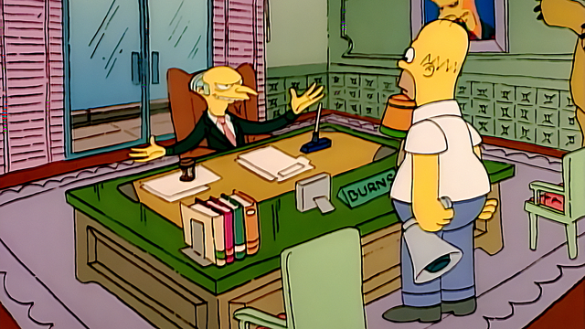 Cena do episódio “A Odisseia de Homer” de Os Simpsons