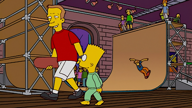 Cena do episódio “O Novo Bart” de Os Simpsons