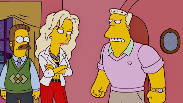 Cena do episódio “A Paixão de Ned” de Os Simpsons