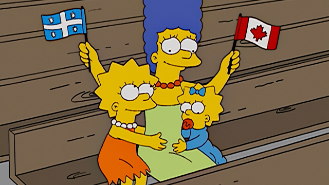 Cena do episódio “A Guerra de Bart” de Os Simpsons