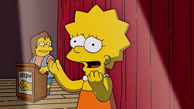 Cena do episódio “Presidente por Acidente” de Os Simpsons