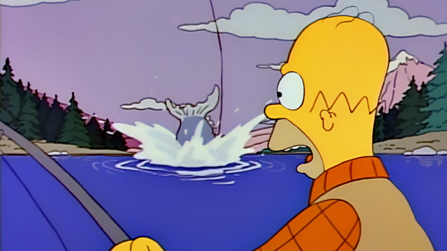 Cena do episódio “Guerra Conjugal” de Os Simpsons