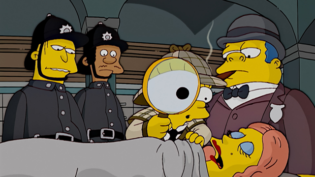 Cena do episódio “A Casa da Árvore dos Horrores XV” de Os Simpsons