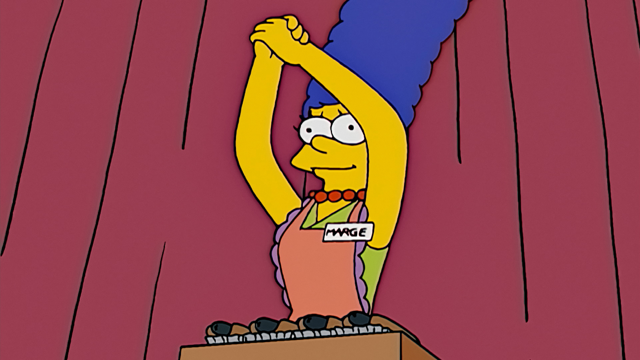 Cena do episódio “Vale Tudo na Guerra da Cozinha” de Os Simpsons