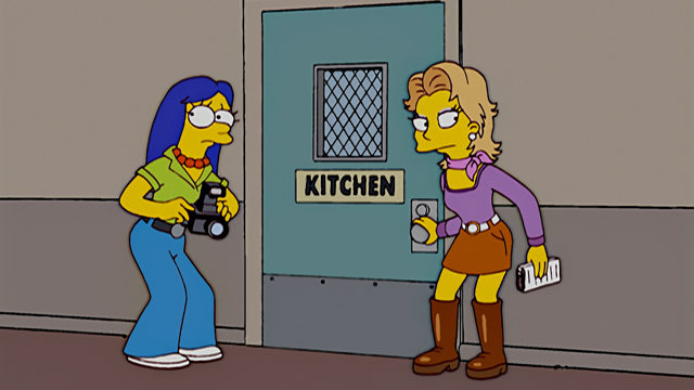 Cena do episódio “Ela Era Minha Namorada” de Os Simpsons