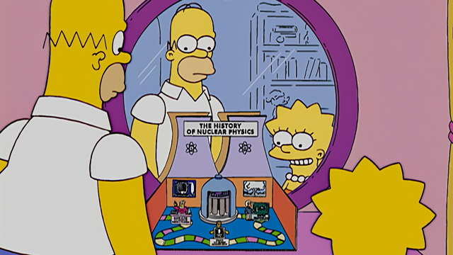 Cena do episódio “Futuro-Drama” de Os Simpsons