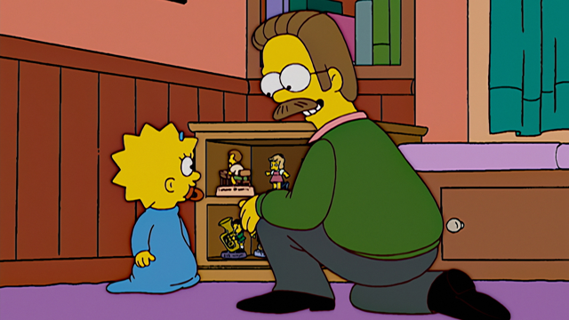 Cena do episódio “Em Casa Longe do Homer” de Os Simpsons