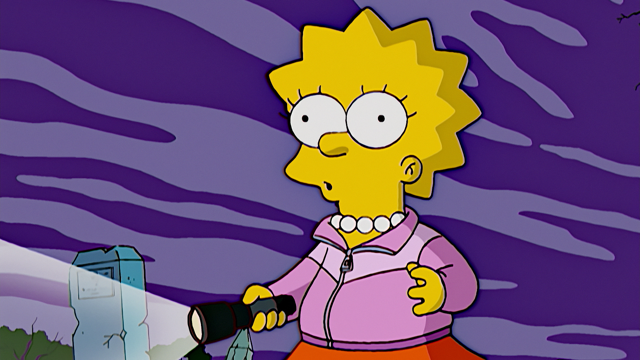 Cena do episódio “A Garota que Dormia Pouco” de Os Simpsons