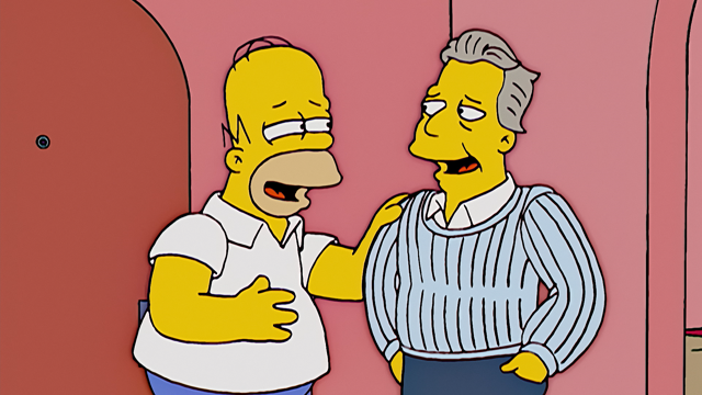 Cena do episódio “Quem é o Pai do Homer” de Os Simpsons