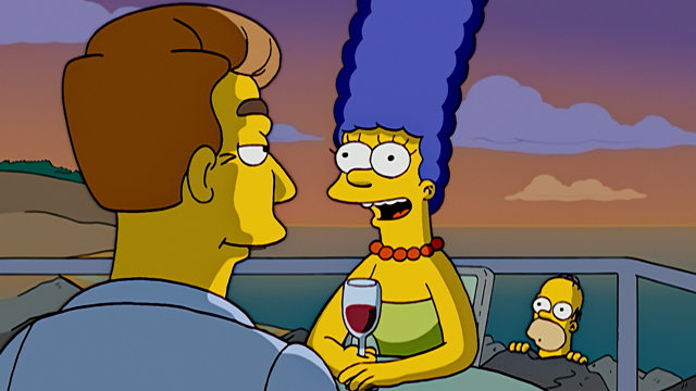 Cena do episódio “A Amnésia da Marge” de Os Simpsons