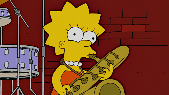 Cena do episódio “Bart, o Músico” de Os Simpsons