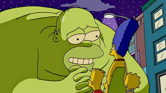 Cena do episódio “Casa na Árvore dos Horrores XVII” de Os Simpsons