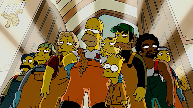 Cena do episódio “A Esposa Aquática” de Os Simpsons