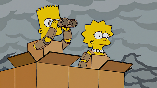 Cena do episódio “Velho Romeu e Juli-Eh” de Os Simpsons