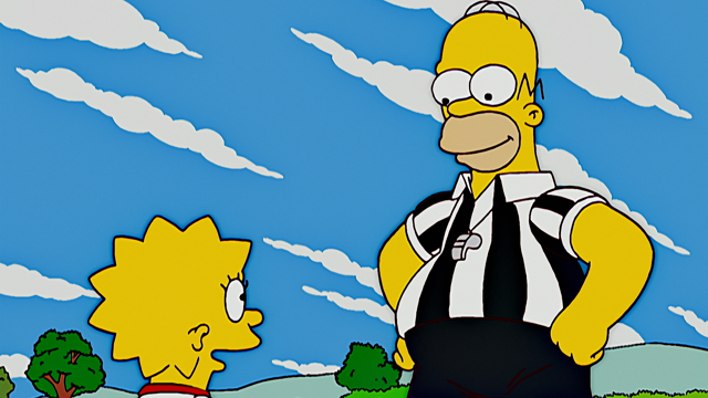 Cena do episódio “Marge na Internet” de Os Simpsons