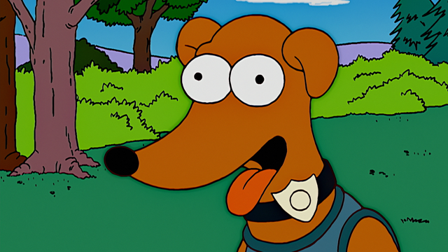 Cena do episódio “Pare, Senão Meu Cachorro Atira!” de Os Simpsons