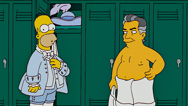 Cena do episódio “Homer de Sevilha” de Os Simpsons