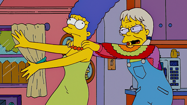 Cena do episódio “Homer Guincho” de Os Simpsons