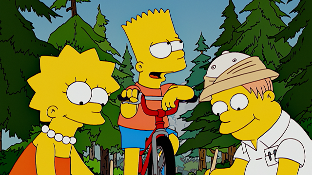 Cena do episódio “Disque ‘N’ para Nerd” de Os Simpsons