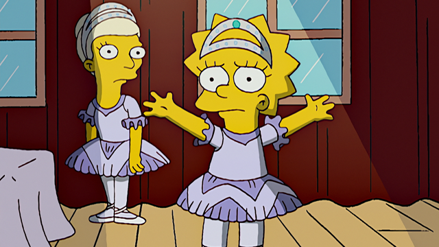 Cena do episódio “Fumo na Filha” de Os Simpsons
