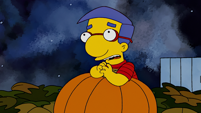 Cena do episódio “Casa da Árvore do Horror XIX” de Os Simpsons