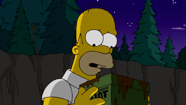 Cena do episódio “Acabe com a Minha Vida, Por Favor” de Os Simpsons