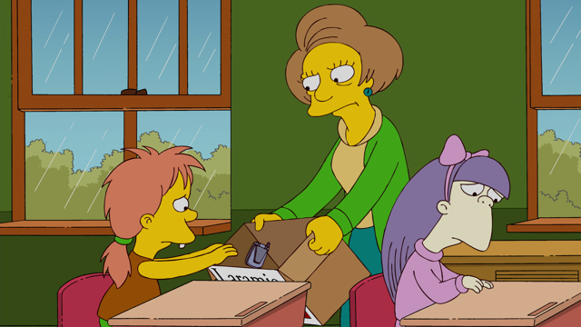 Cena do episódio “Bart Tira um Z” de Os Simpsons