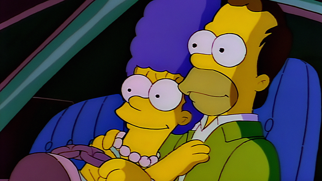 Cena do episódio “Como Me Casei com Marge” de Os Simpsons