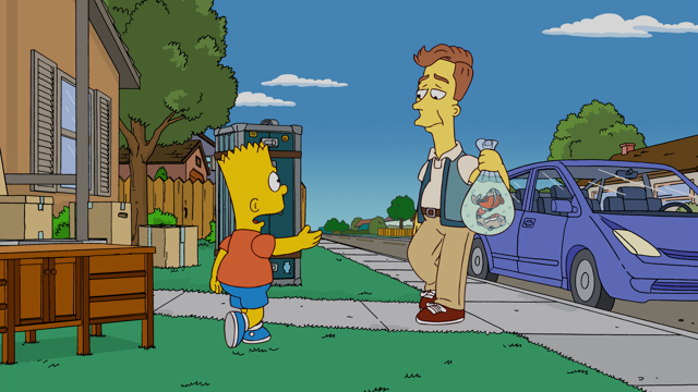 Cena do episódio “O Bob que Mora ao Lado” de Os Simpsons