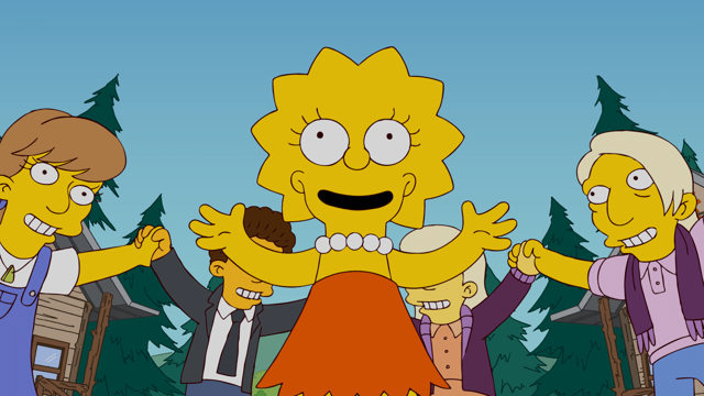 Cena do episódio “Musical do Ensino Fundamental” de Os Simpsons