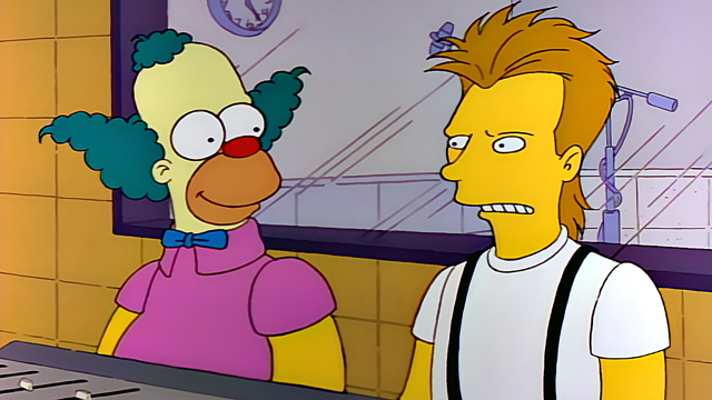 Cena do episódio “Bart Radialista” de Os Simpsons