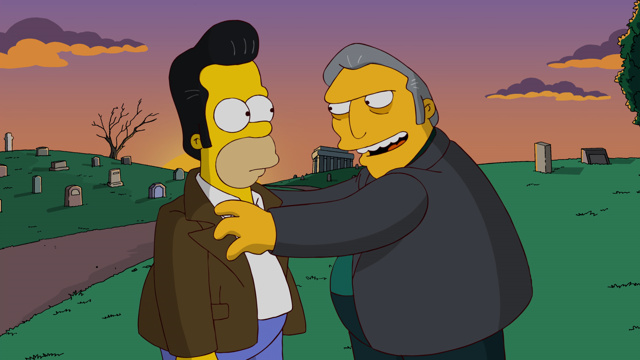 Cena do episódio “Donnie Bolasco” de Os Simpsons