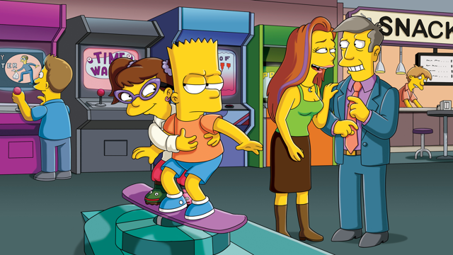 Cena do episódio “Moe Inflamado” de Os Simpsons