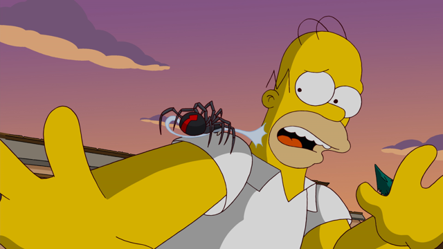 Cena do episódio “A casa da árvore dos horrores XXII” de Os Simpsons