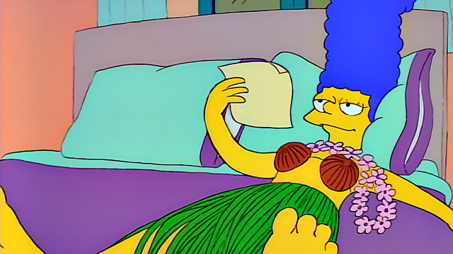 Cena do episódio “Bancando a Babá” de Os Simpsons