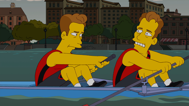 Cena do episódio “A rede D'oh-cial” de Os Simpsons