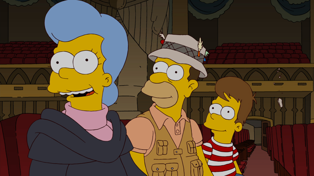 Cena do episódio “Como eu molhei a sua mãe” de Os Simpsons