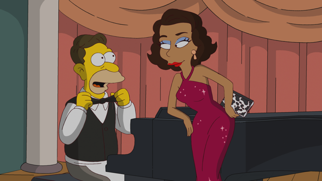 Cena do episódio “O Desaparecimento de Abie” de Os Simpsons