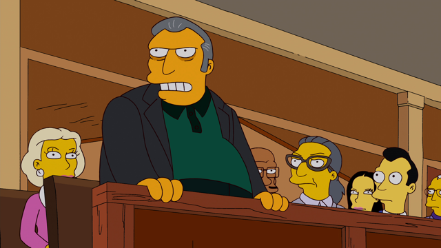 Cena do episódio “Acertando as Contas” de Os Simpsons